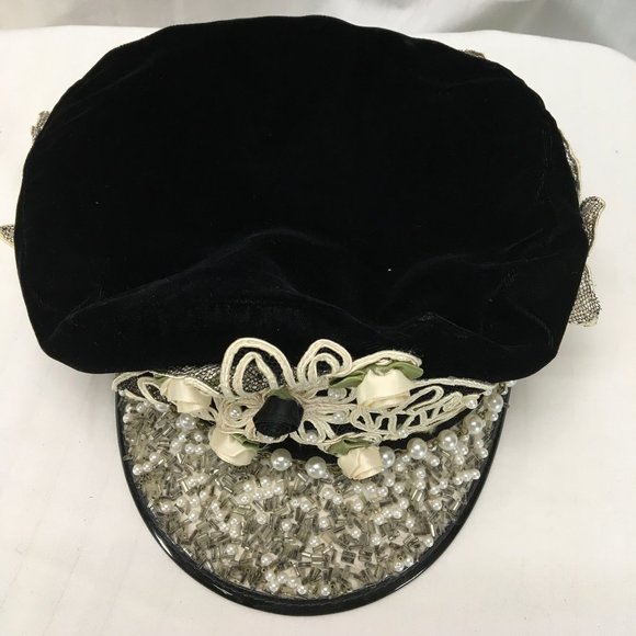 Black Velvet Hooray Henri Captain Cap main image 9